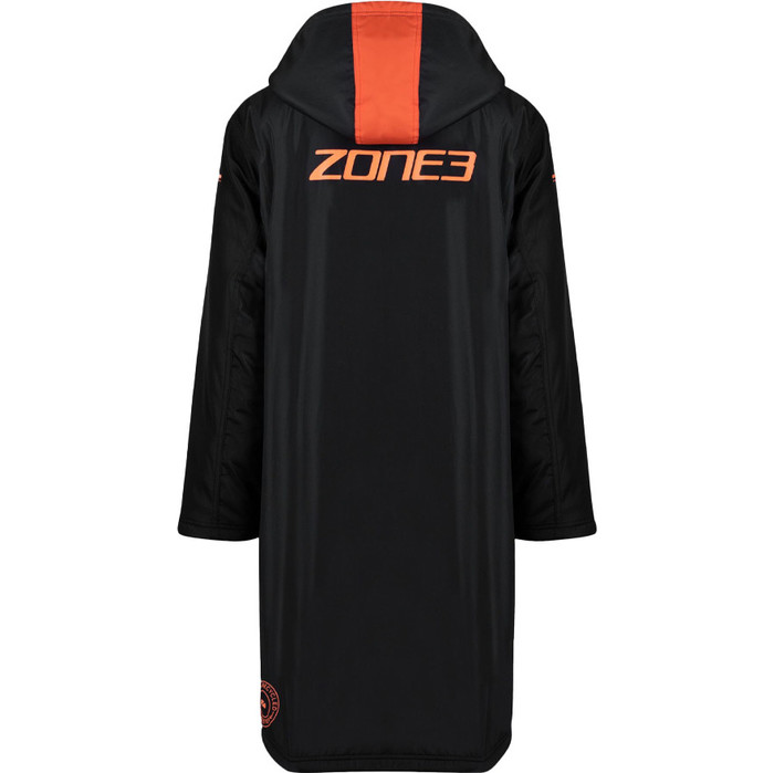 2024 Zone3 Recycled Parka Changing Robe CW23URPC - Black / Grey / Orange